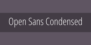 Open Sans Condensed