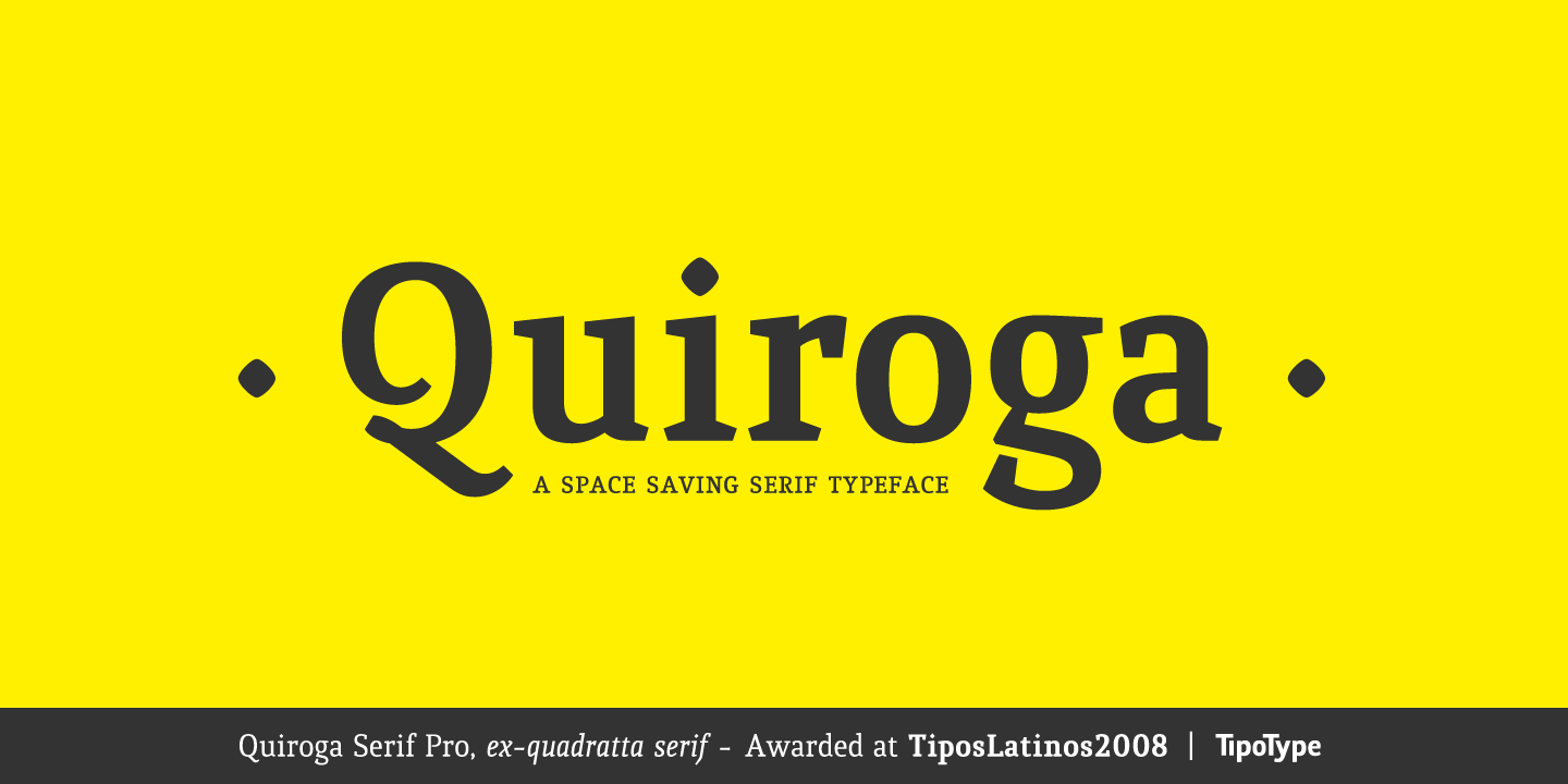 Quiroga Serif Pro