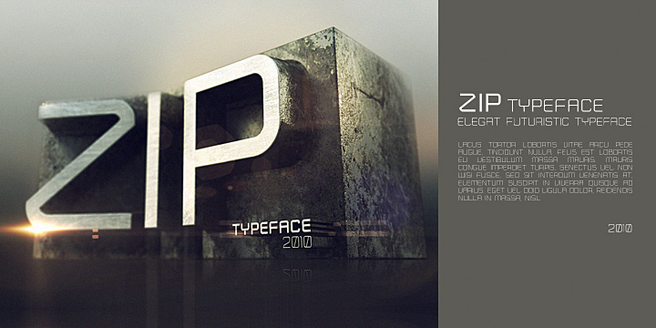 Zip Typeface