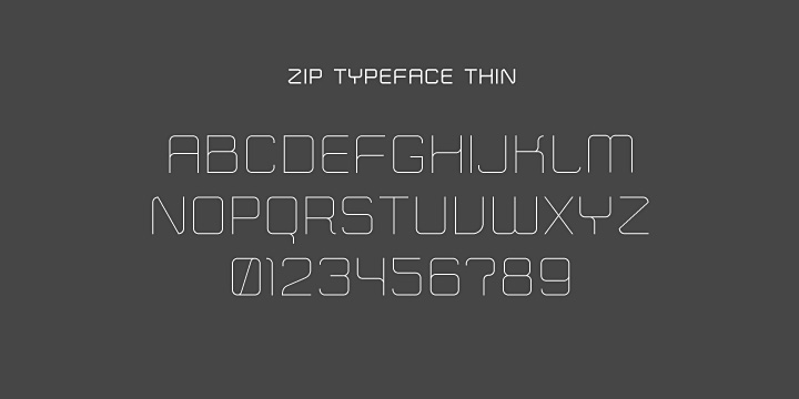 Zip Typeface