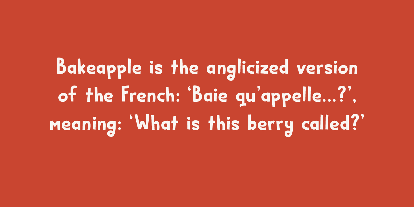 Bakeapple