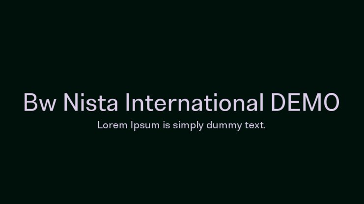 Bw Nista International