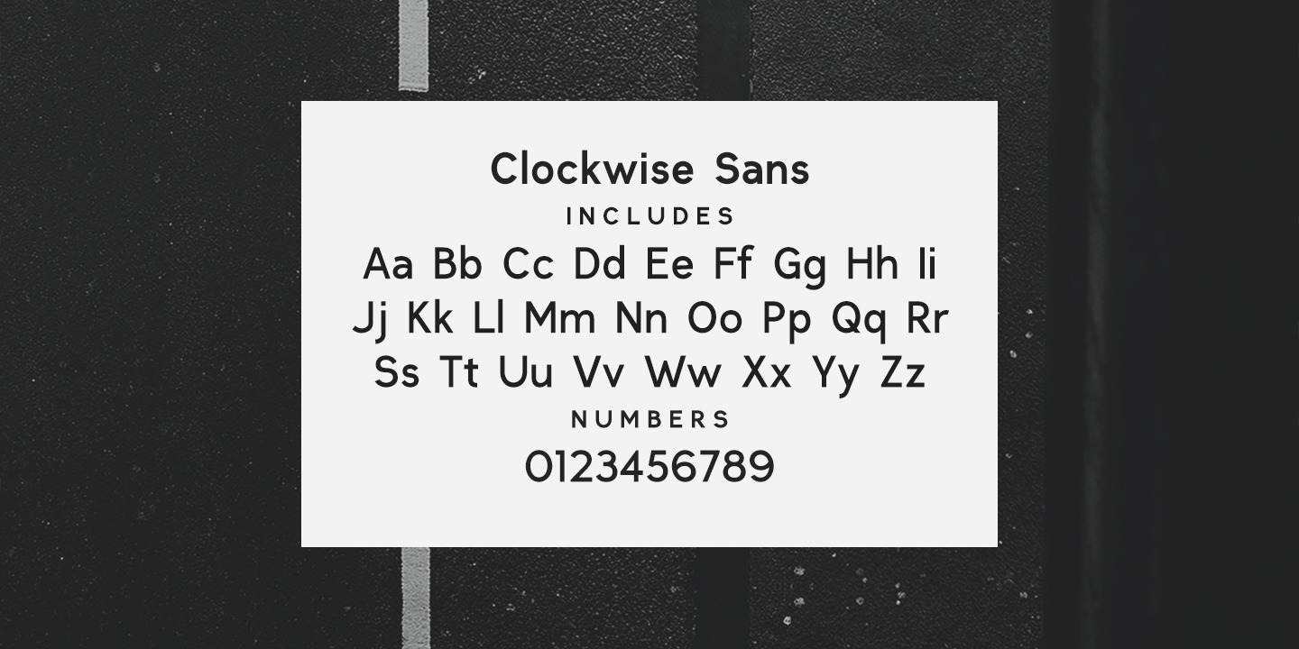 Clockwise Letters Clockwise: Schriftart herunterladen und kostenlos für Website und ...