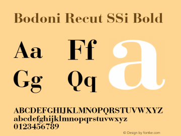 Bodoni SSi