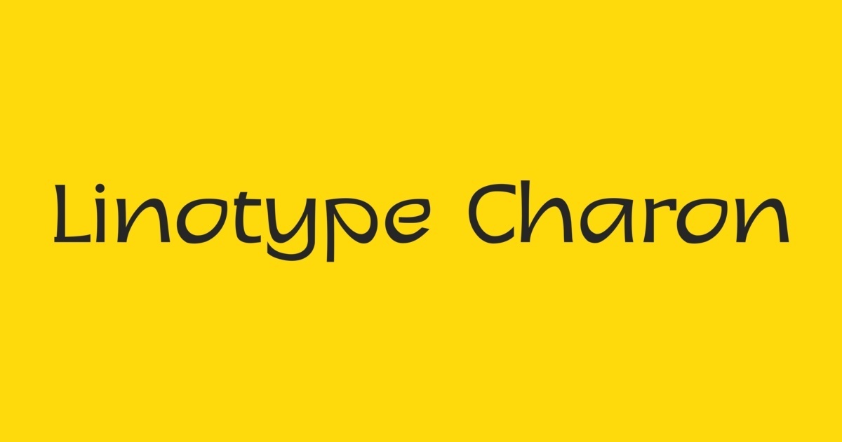 Linotype Charon