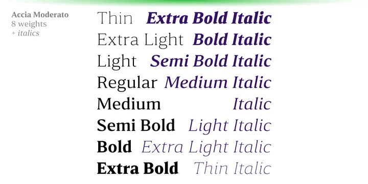 Accia Moderato