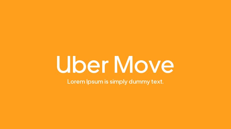 Uber Move SIN APP
