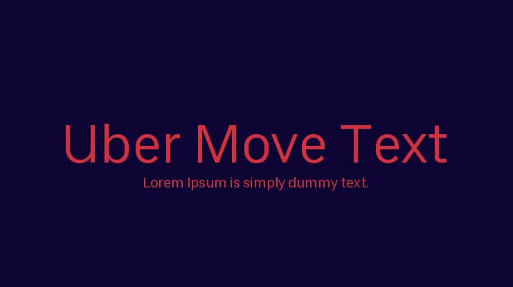 Uber Move Text KND