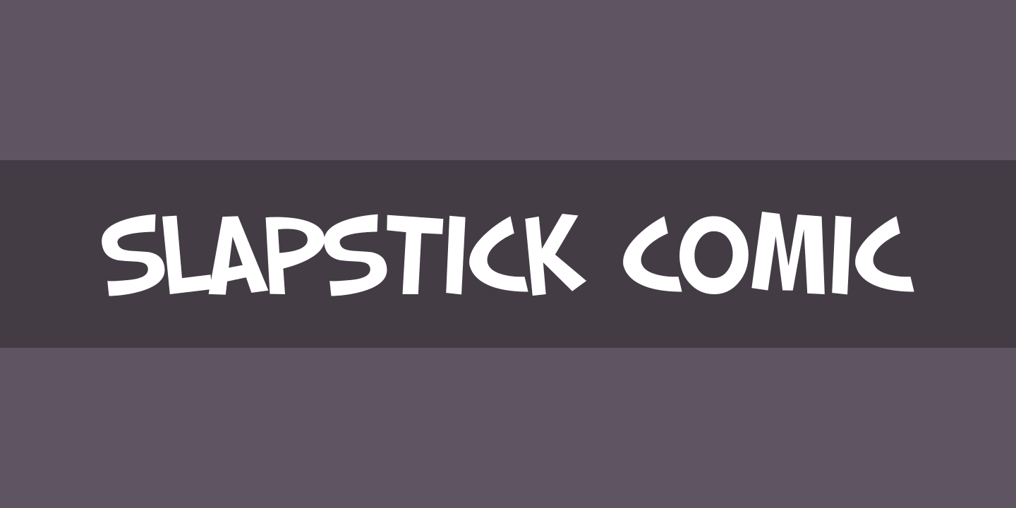 Slapstick Comic: Schriftart herunterladen und kostenlos für Website und ...