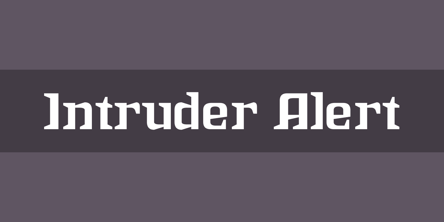Intruder Alert