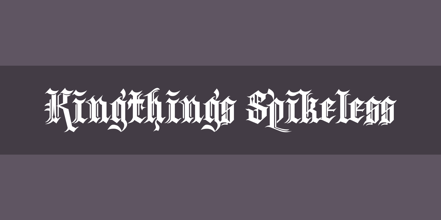Kingthings Spikeless