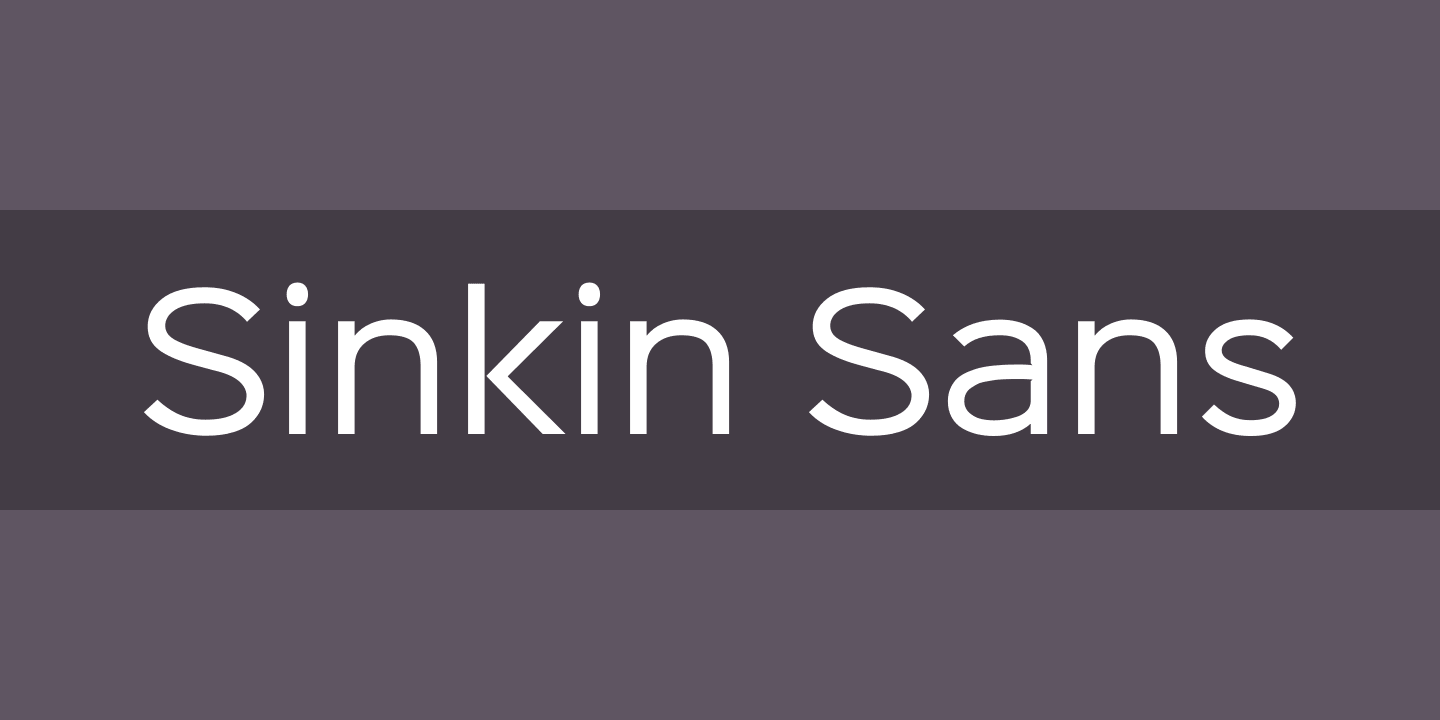 Sinkin Sans