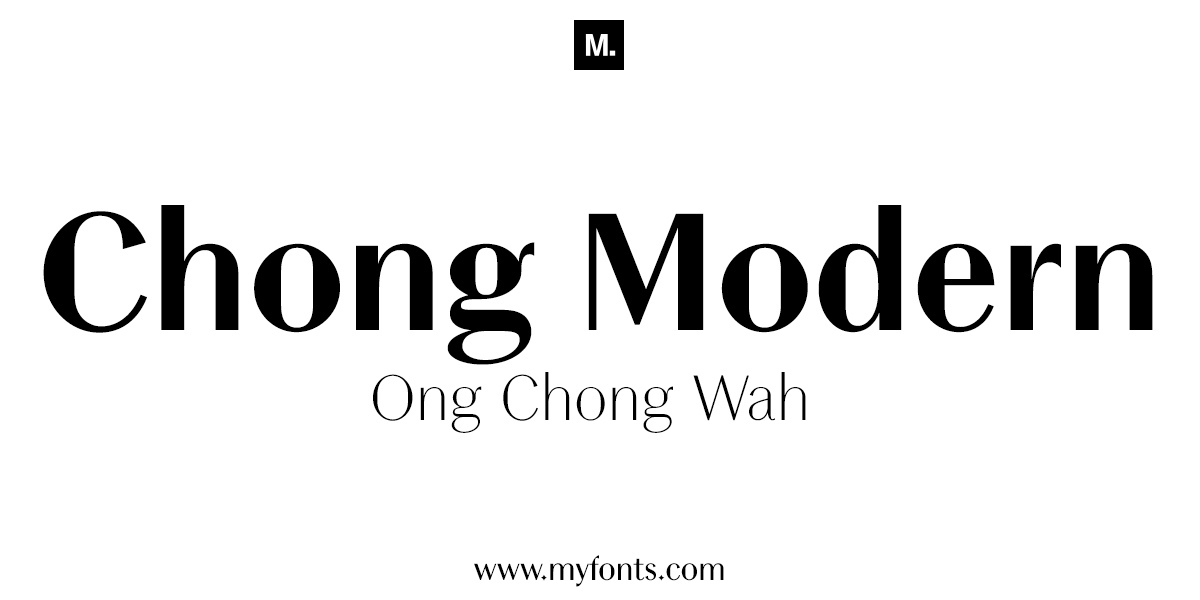 Chong Modern: Schriftart herunterladen und kostenlos für Website und ...